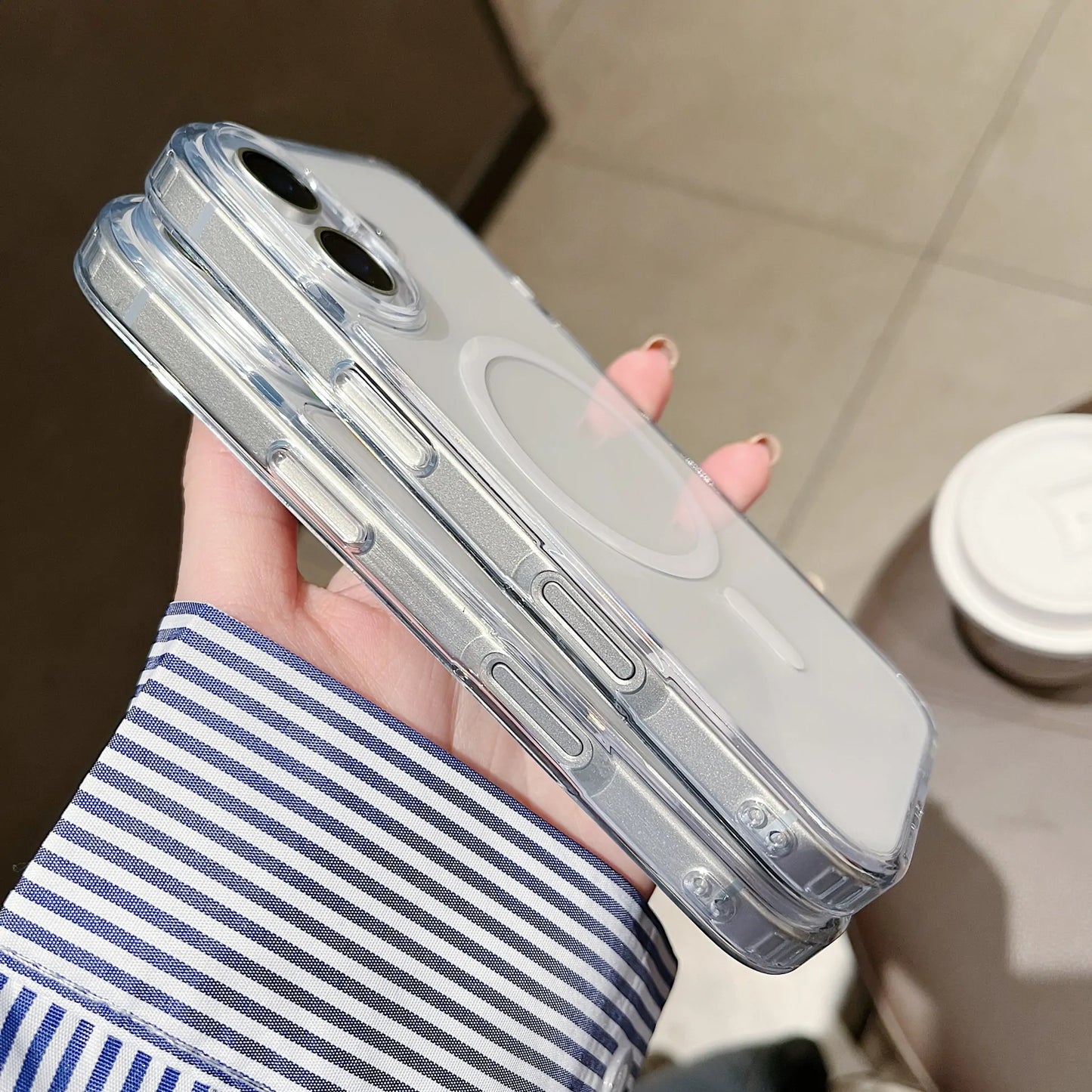 高级透明款二合一磁吸壳 iPhone13-16 Pro Max