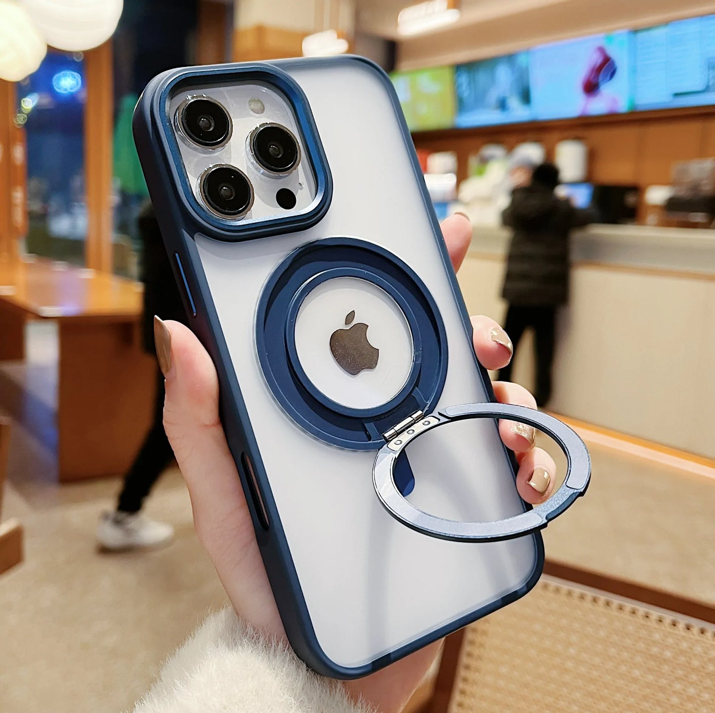 可旋转支架解压手机壳 iPhone13-16 Pro Max