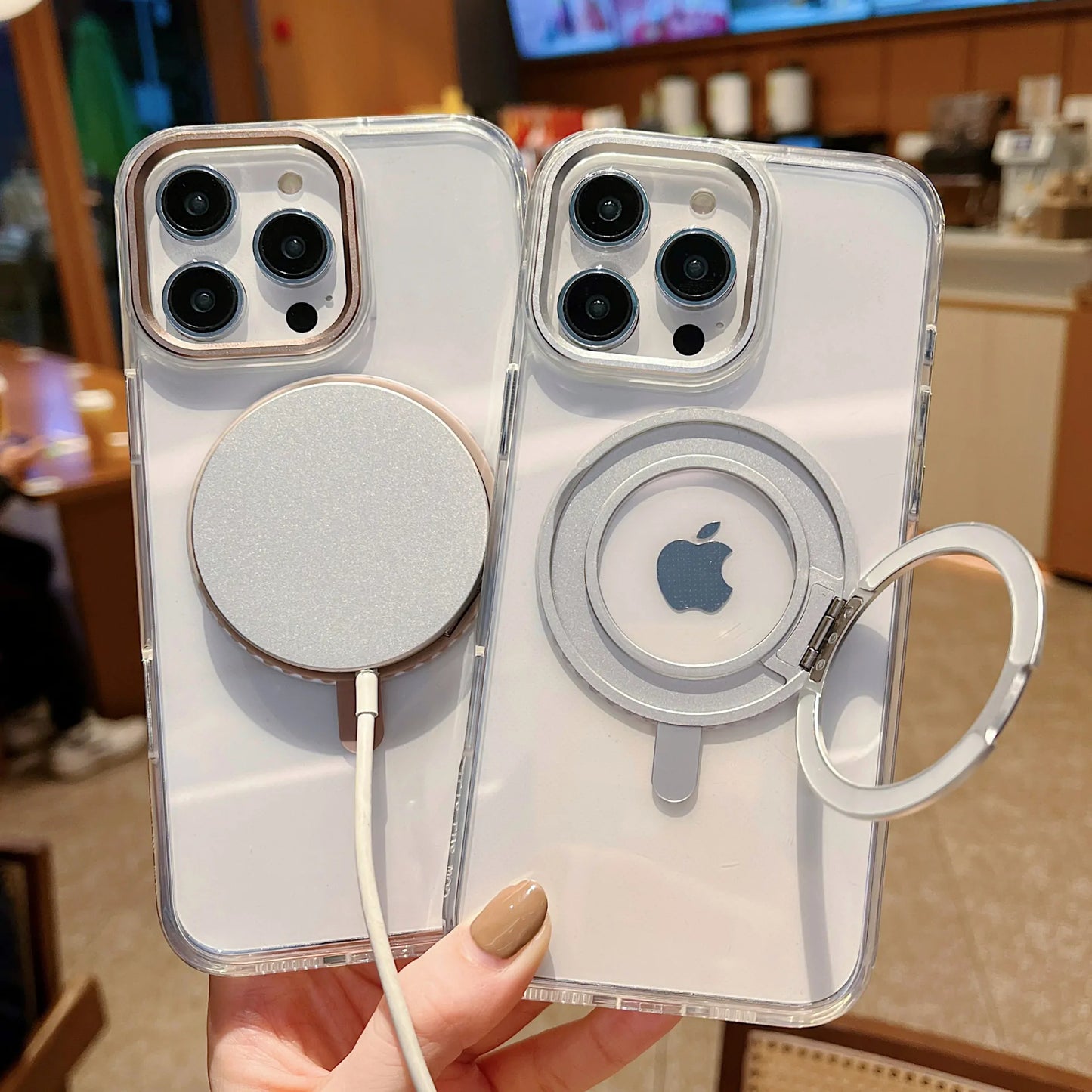 可旋转支架解压手机壳 iPhone13-16 Pro Max