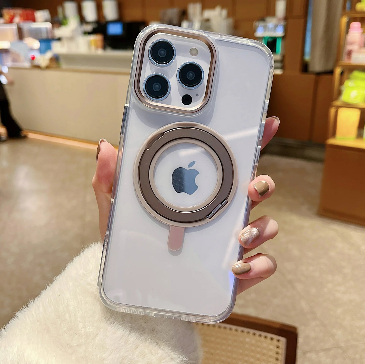 可旋转支架解压手机壳 iPhone13-16 Pro Max