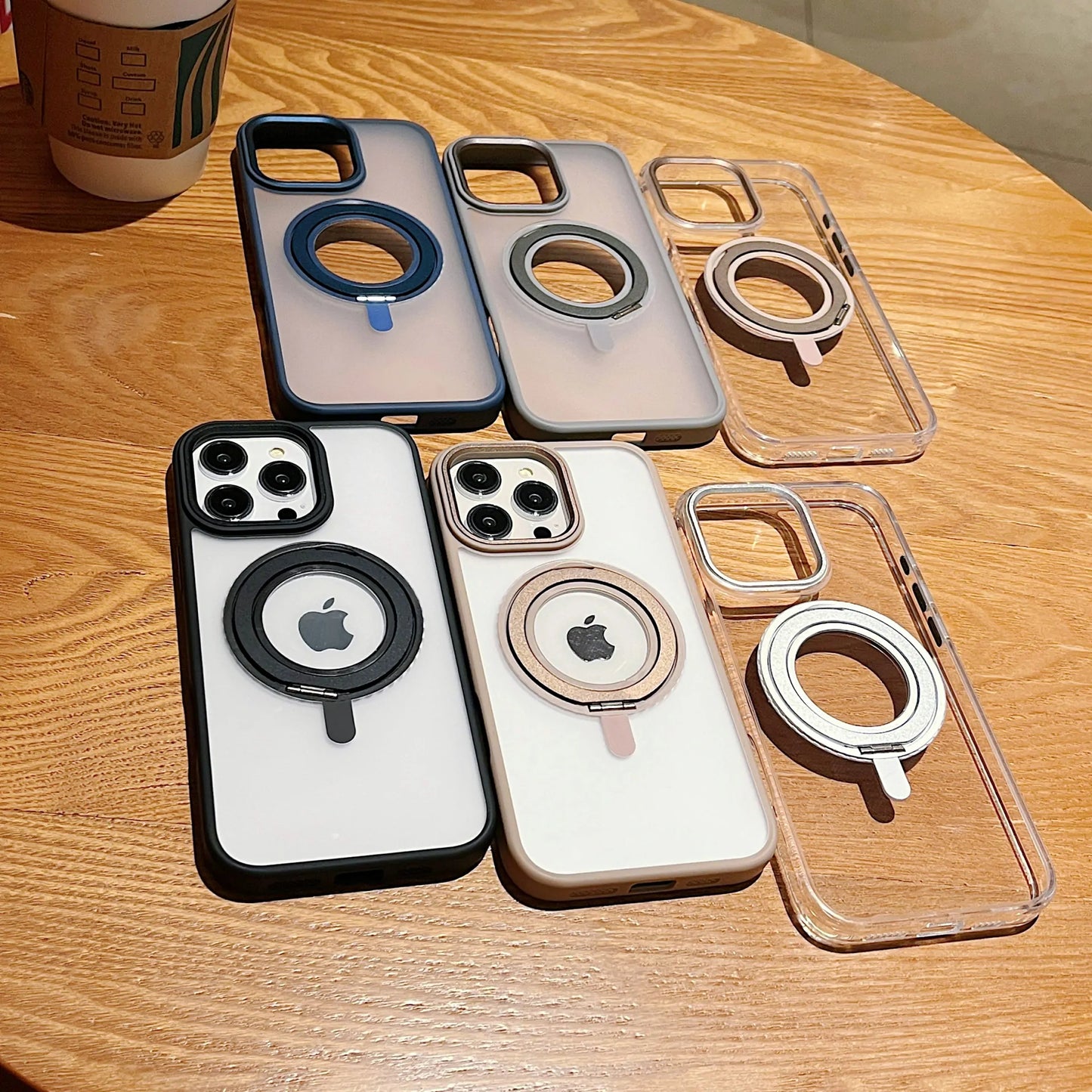 可旋转支架解压手机壳 iPhone13-16 Pro Max