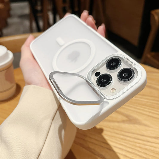 肌肤感镜头支架磁吸手机壳 iPhone13-16 ProMax
