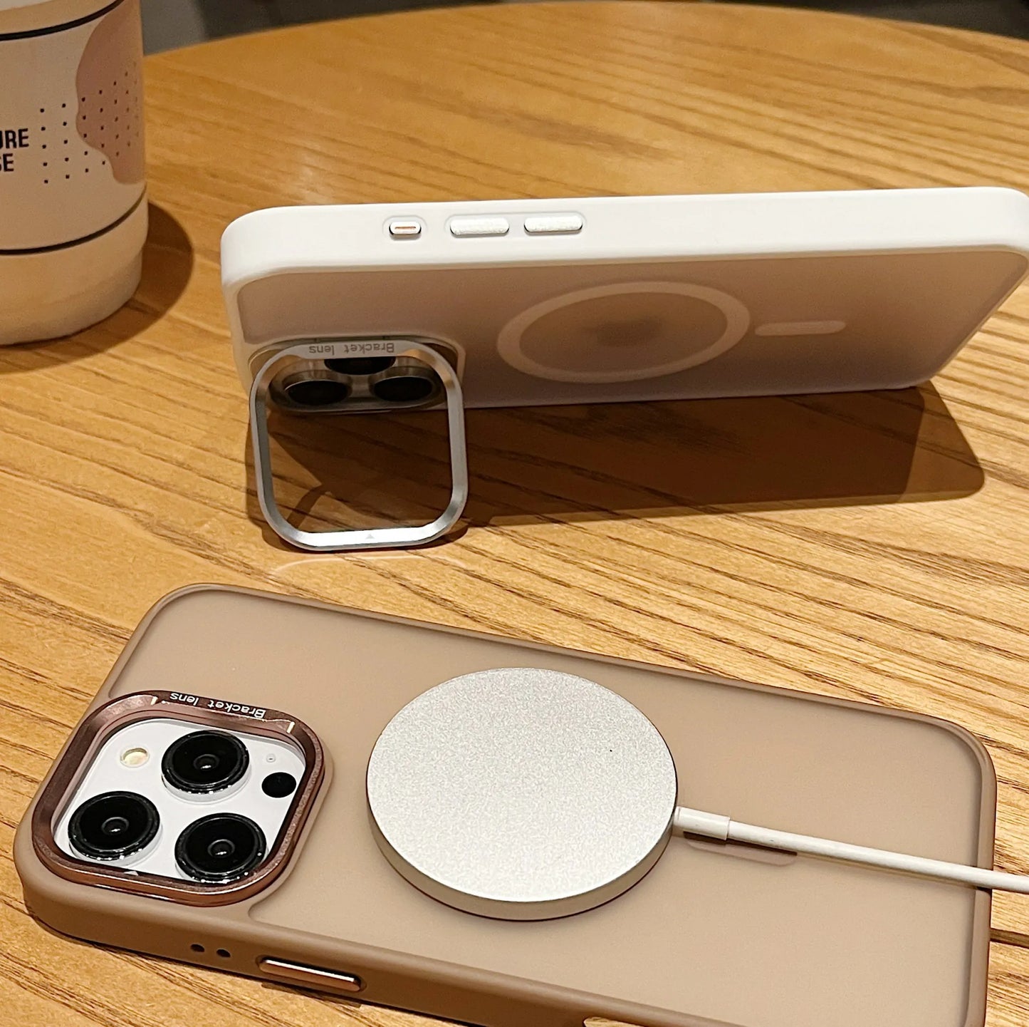 肌肤感镜头支架磁吸手机壳 iPhone13-16 ProMax